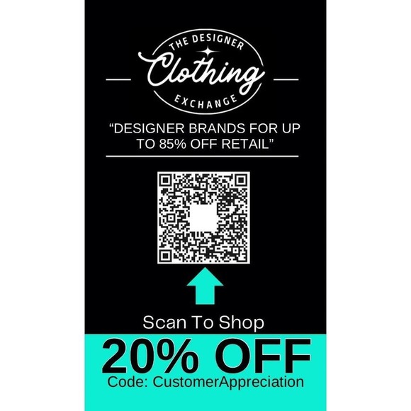 Resale Boutique Thank You Card / QR Code Business‎ Card Graphic Design Services - Picture 1 of 2
